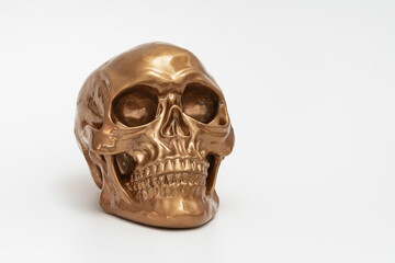 Goldener Totenkopf