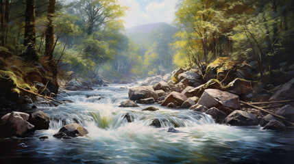 Fast Flowing River