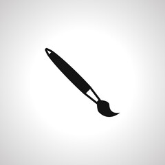 Paint brush icon. artistic paint brush icon.