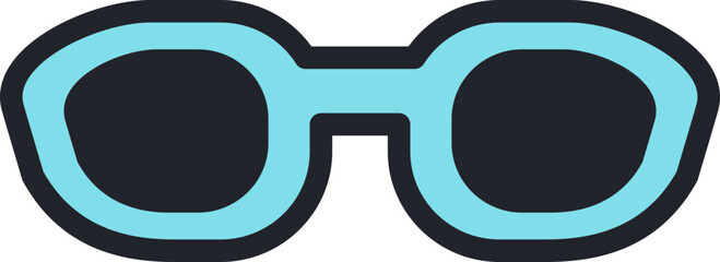 sunglasses flat icon.