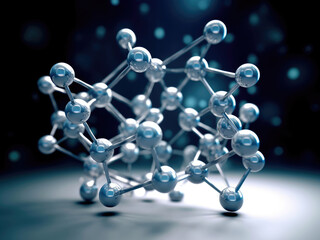 Abstract atom structure for science and medicine
