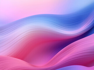 Fototapeta premium Abstract background of smooth lines in pastel tone purple, pink and blue color