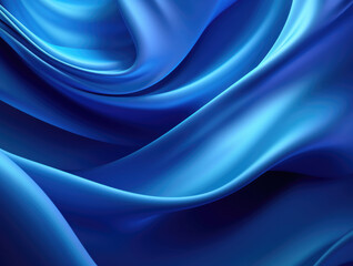 Abstract blue background with smooth lines