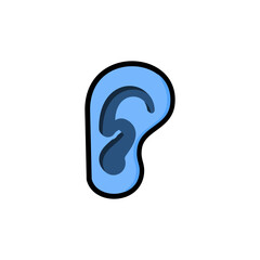 ear icon vector design templates