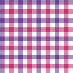 Gingham checker seamless pattern background. chess pattern wallpaper. fabric and textile swatch design. vector backdrop