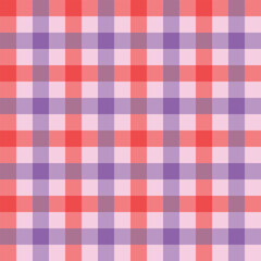 Gingham checker seamless pattern background. chess pattern wallpaper. fabric and textile swatch design. vector backdrop