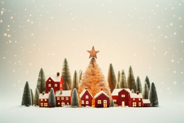 Festive Christmas holiday concept with isolated background