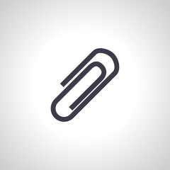 Obraz premium paper clip icon. paper clip simple icon