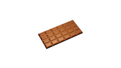 chocolate bar
On White Background 3D Render.