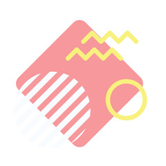 Geometric Memphis Shape