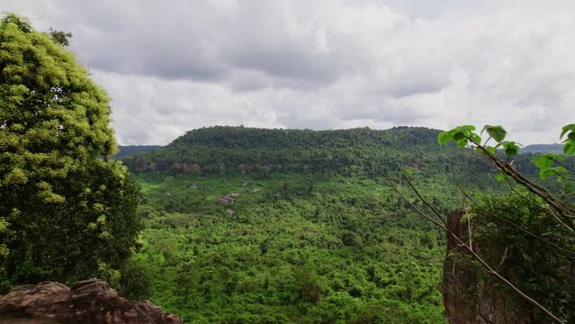 Awe-inspiring View Of The Phnom Kulen Mountain