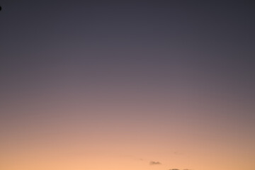 Gradient sunset sky background