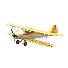 airplane flying isolated on white