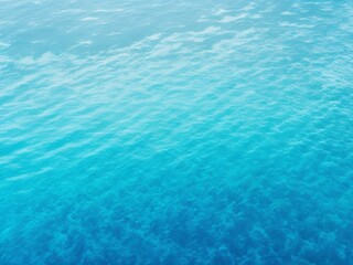 Top view of blue sea surface, open sea from above