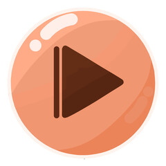 Icon button of computer