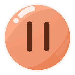 Icon button of computer