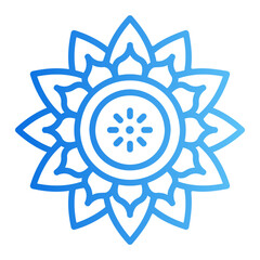 mandala gradient icon