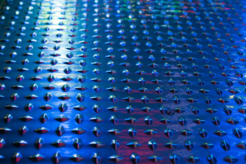 Naklejka premium Abstract shiny purple surface texture background closeup