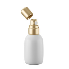 3d icon rendering of cosmetic spray bottle.