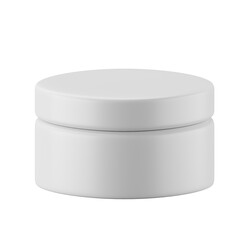 3d icon rendering of cream jar.
