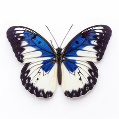 Bright tropical butterfly. 3D illustration digital art design, generative AI