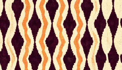ikat seamless pattern