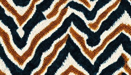 ikat seamless pattern