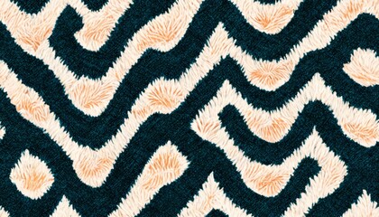 ikat seamless pattern