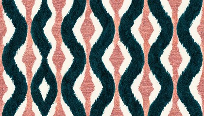 ikat seamless pattern