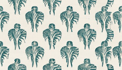 seamless pattern with leaves
