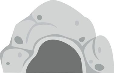 illustration of cave stone vector