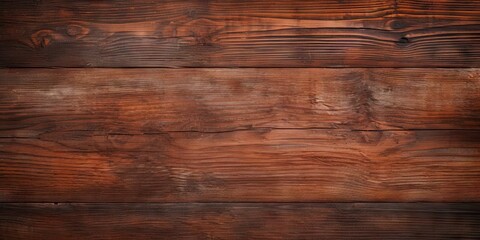 Fototapeta premium Rustic revival. Old wooden board and grunge texture. Nature touch. Brown timber grain background. Vintage vibes. Weathered panel and retro charm