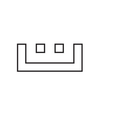 Kufi font outline