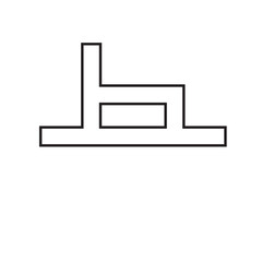 Kufi font outline