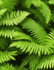 fern leaves