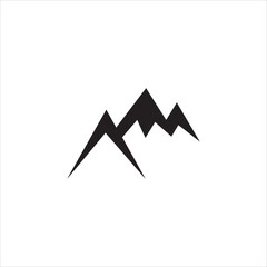 mountains icon vector illustration symbol