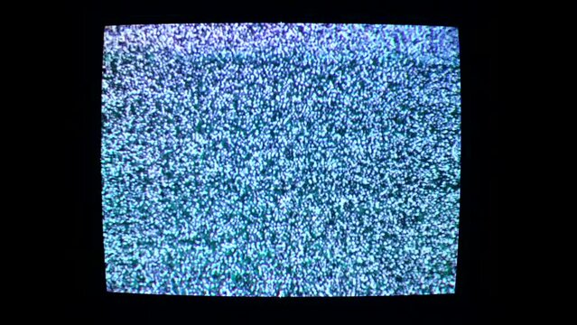 tv white noise static flicker abstract background detuned analog old screen retro television VHS grunge glitch wave effect bad signal grain distortion broadcast reception interference loop 60 fps
