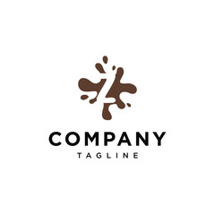 chocolate mud Letter Z logo icon vector template.eps