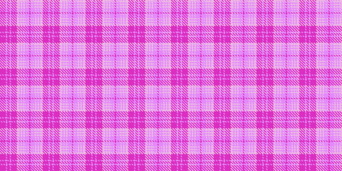 Tartan check plaid texture seamless pattern in pink, blue, white Modern print in barbie ken style for fashion, home decor and stationary Scottish vichy texture Vector illustration