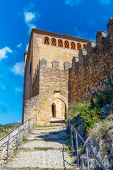 Collegiate Church of Santa María la Mayor, built in the 9th century A.D. by Jalaf ibn Rasid to stop the Christian kingdoms of the north. Located in Alquézar in the province of Huesca, Spain.