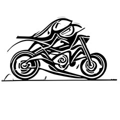 motorcycle illustration