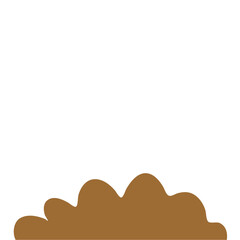 Dark Brown Cloud Cartoon