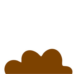 Dark Brown Cloud Cartoon