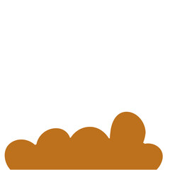 Dark Brown Cloud Cartoon