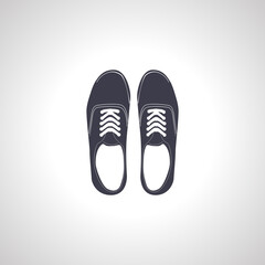 sneakers icon. Running shoes icon.