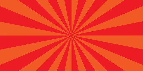 Red sunburst rays background. used for the web,banner and cartoon etc. top view. Abstract sunburst pattern background. red starburst ray.	