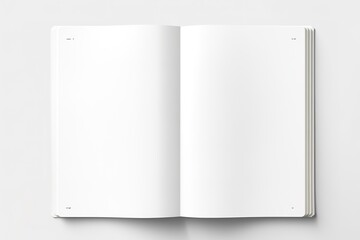 Endless Possibilities: Blank Open Notebook