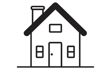 House vector icon, House Icon Set. Home vector illustration symbol.