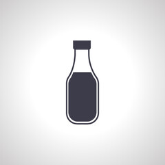 milk bottle icon. milk bottle icon.