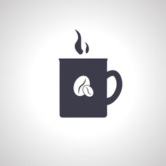 Cup of coffee icon. Cup of coffee icon.